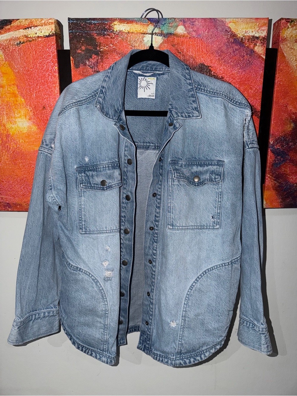 OFFLINE By Aerie Denim Shacket - Size: S (oversized)